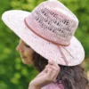 Crochet Fedora - Pink
