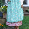Daisy Half Pinny - Aqua