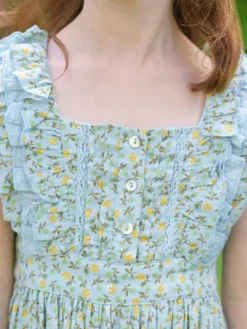 Daphne Kids Dress - Powder Blue