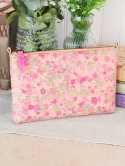 Darjeeling Leather Pouch - Lavender