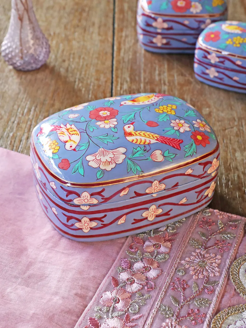 Darjeeling Trinket Box Large - Periwinkle