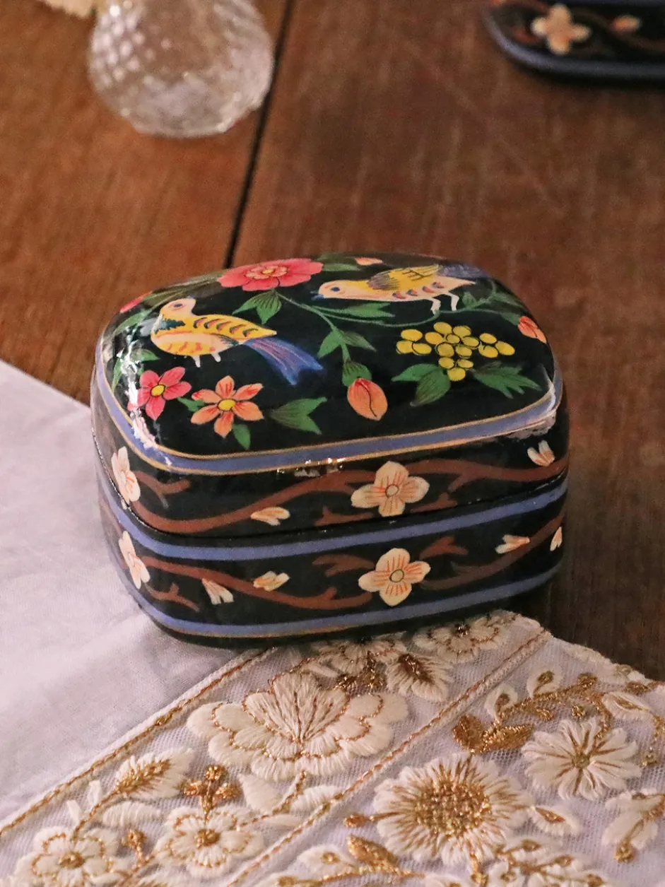 Darjeeling Trinket Box Medium - Black