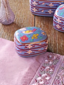 Darjeeling Trinket Box Small - Periwinkle