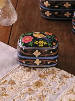 Darjeeling Trinket Box Small - Black