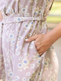 Dawn Flower Dress - Amethyst