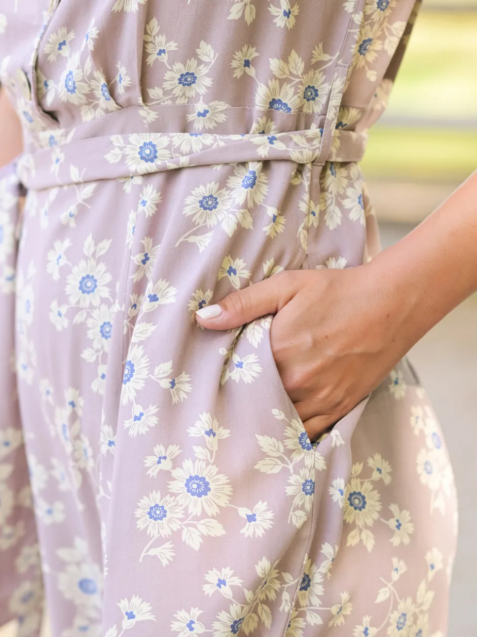 Dawn Flower Dress - Amethyst