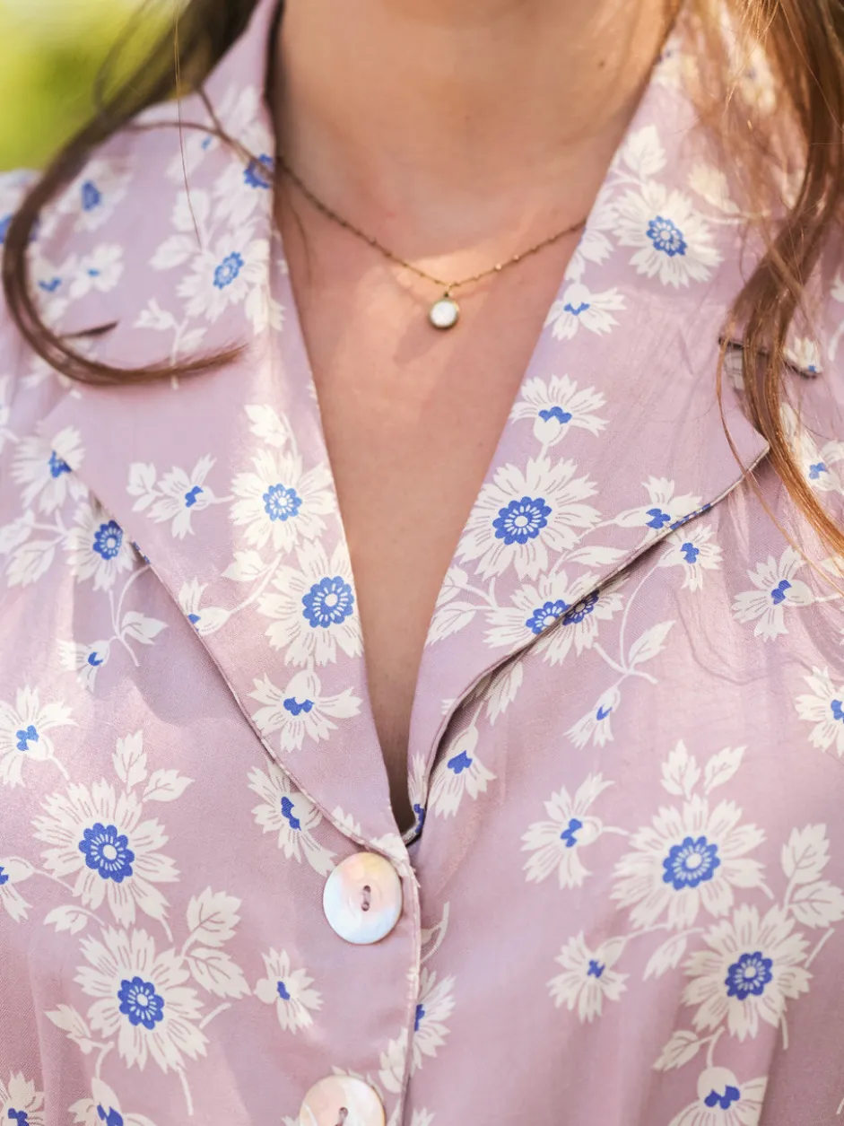 Dawn Flower Dress - Amethyst