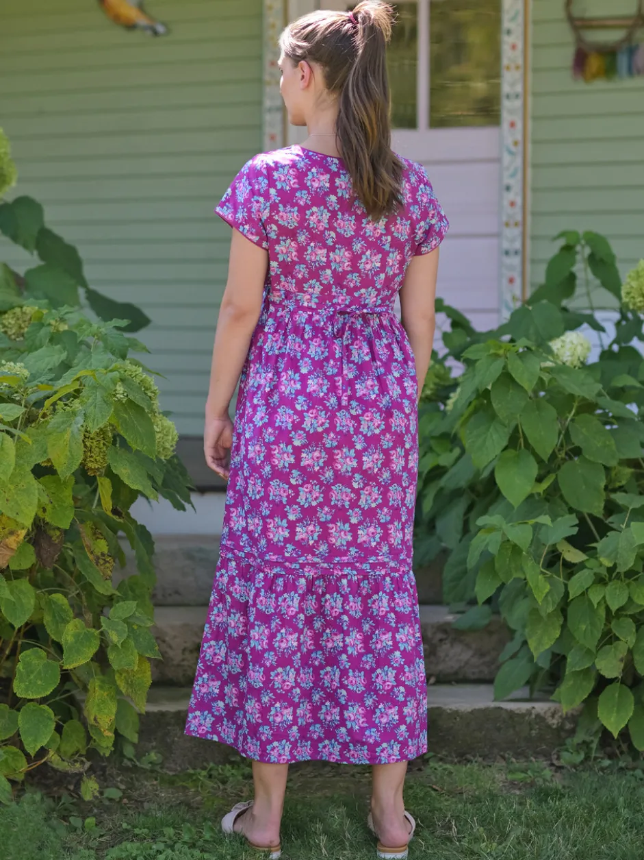 Elizabeth's Garden Hostess Dress - Purple Orchid