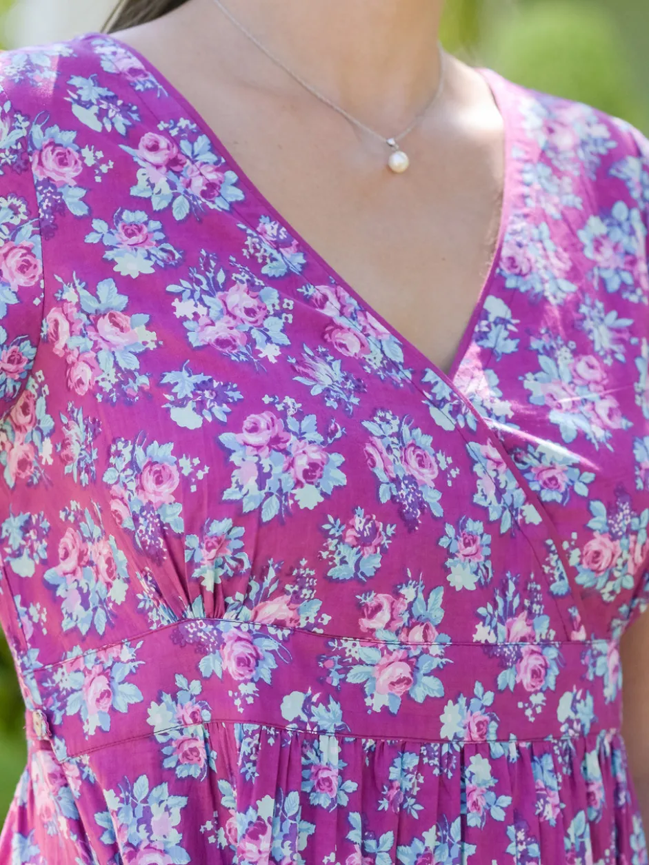 Elizabeth's Garden Hostess Dress - Purple Orchid