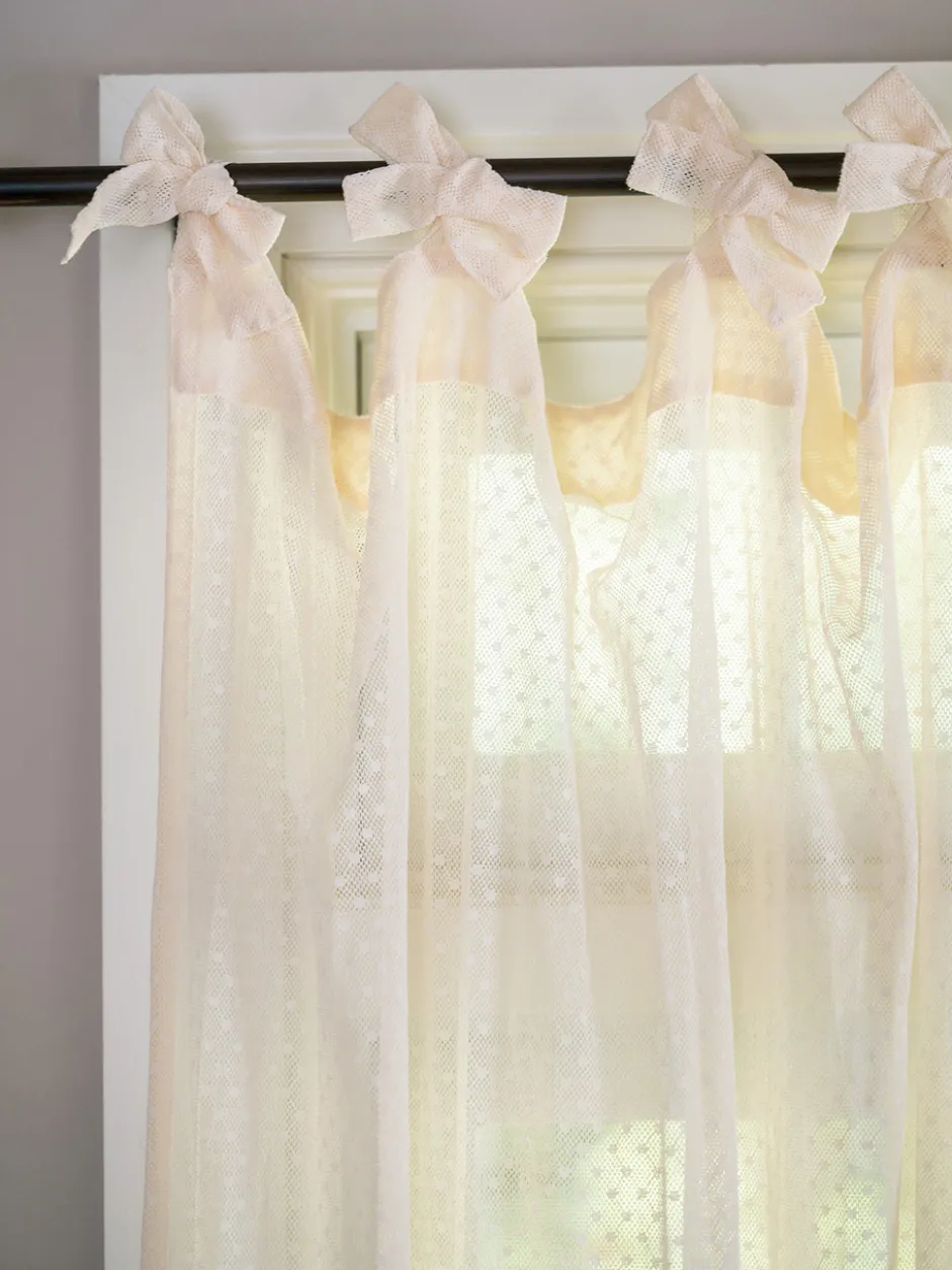 Ella Dot Lace Curtain