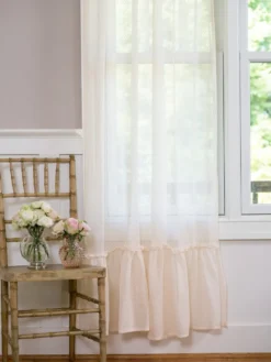 Ella Dot Lace Curtain