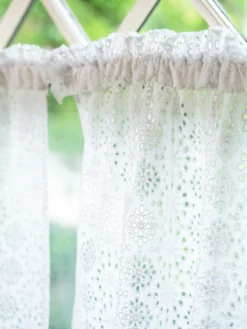 Emma Eyelet Cafe Curtain Set of 2