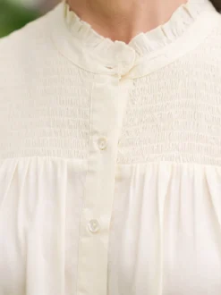 Emma Sleeveless Blouse - Ecru