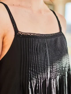 Esme Slip Nighty - Black