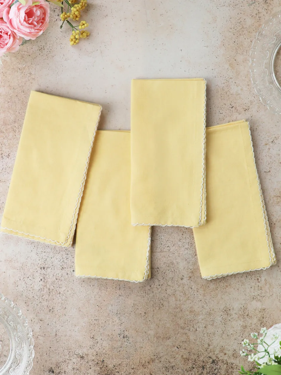 Essential Cottage Napkin Set of 4 - Yellow