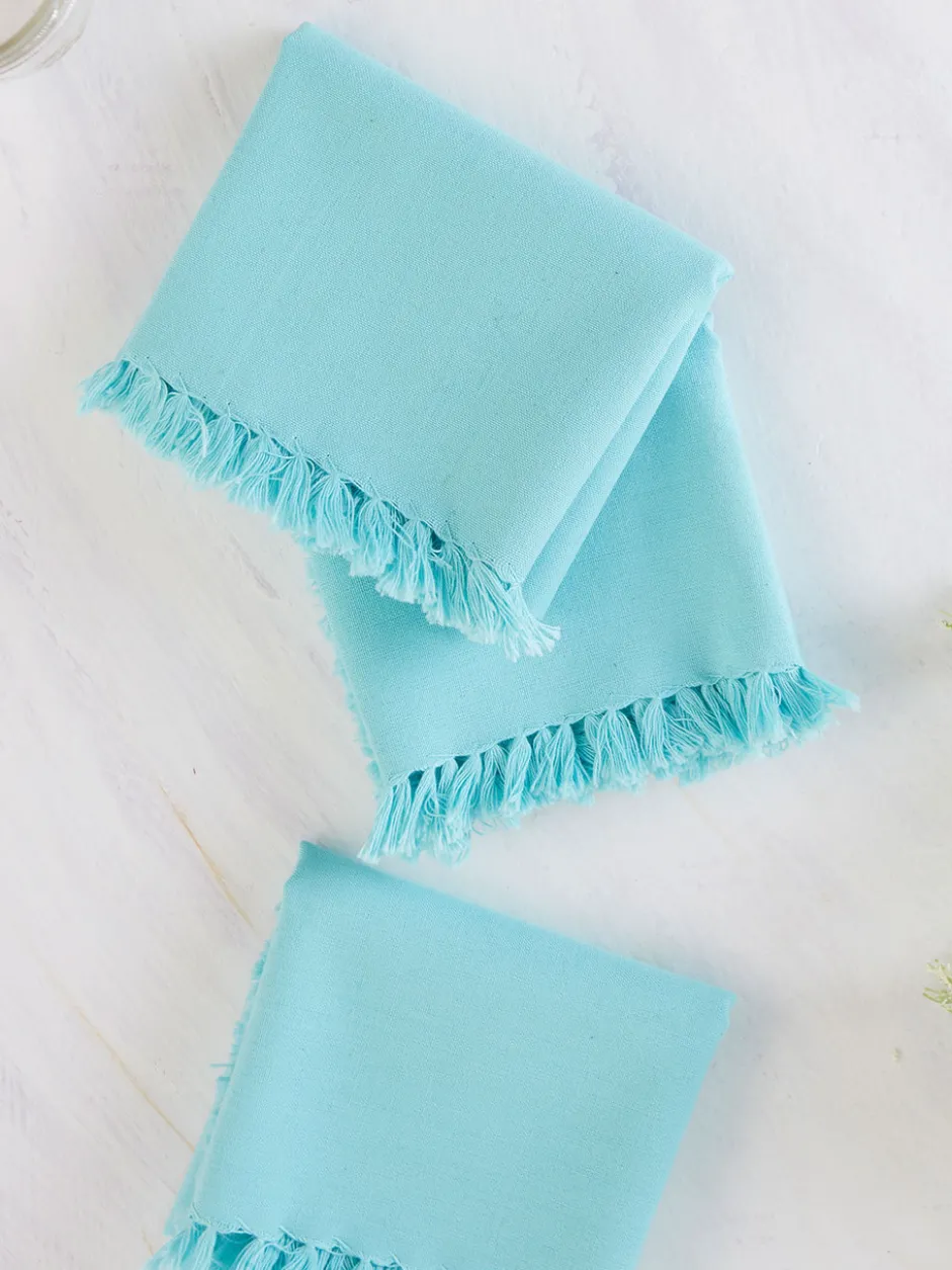 Essential Napkin Set of 4 - Aqua