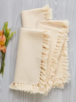 Essential Napkin Set of 4 - Ecru