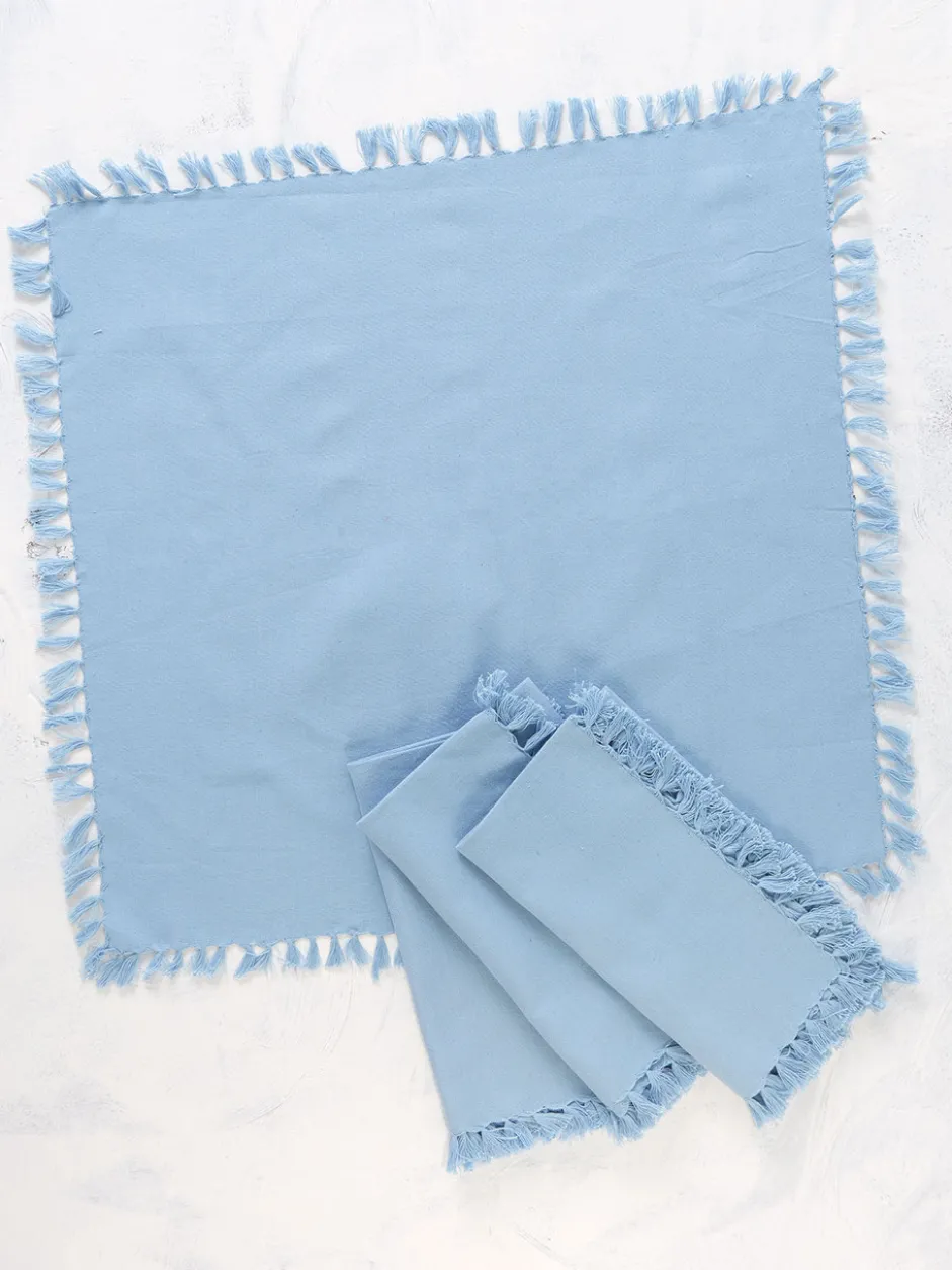 Essential Napkin Set of 4 - Light Blue