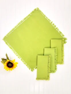 Essential Napkin Set of 4 - Light Green
