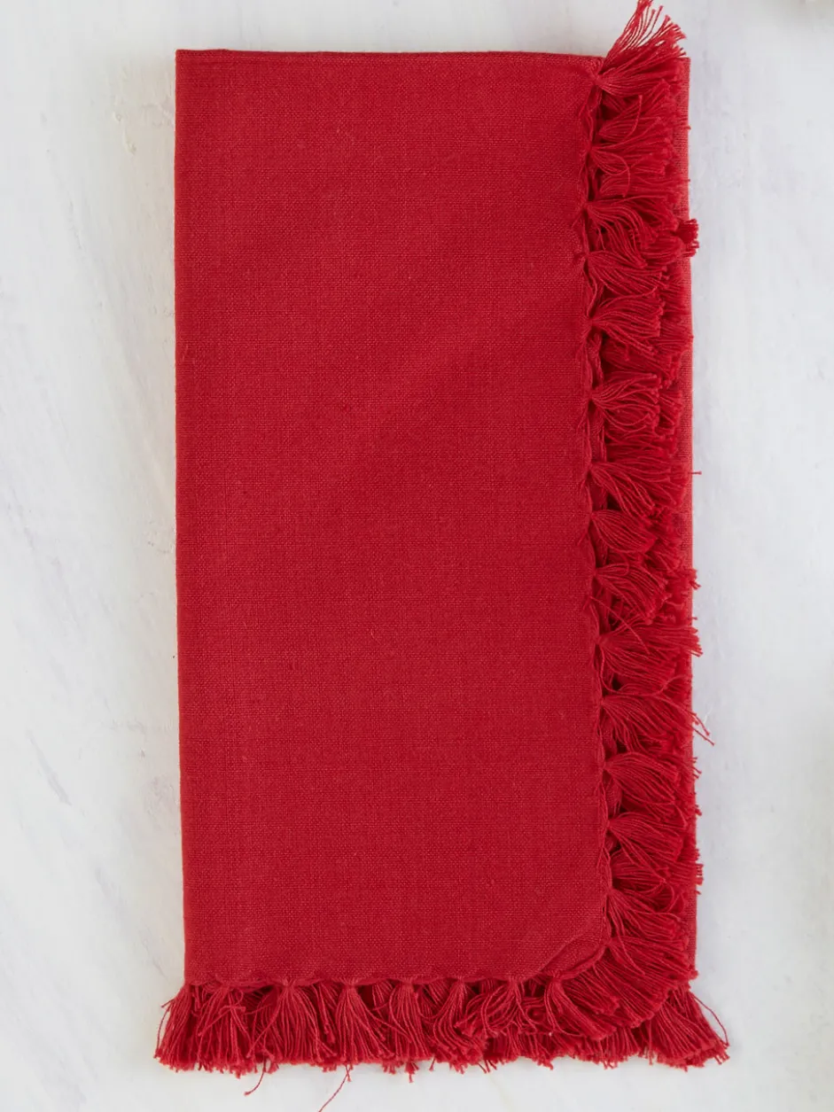 Essential Napkin Set of 4 - Red