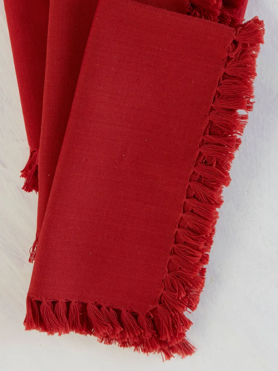 Essential Napkin Set of 4 - Red