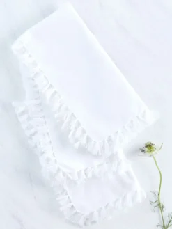 Essential Napkin Set of 4 - White