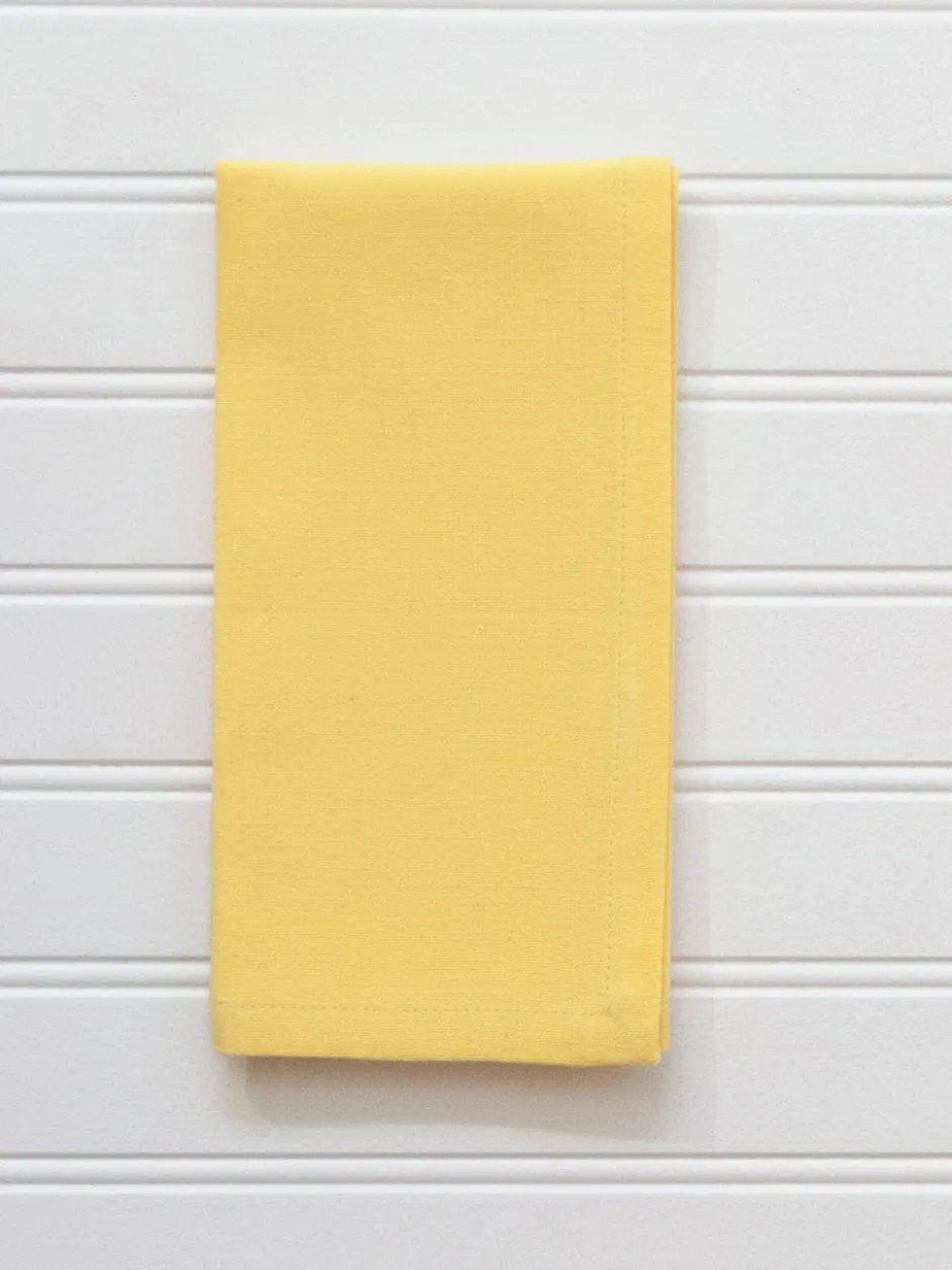 Essential Napkin Set of 4 - Yellow