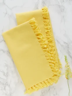 Essential Napkin Set of 4 - Yellow