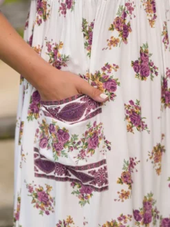 Estella Porch Dress - Purple