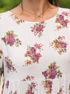 Estella Porch Dress - Purple