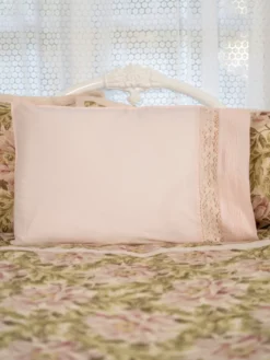 Evangeline Pillowcase Set of 2 - Peach Fuzz
