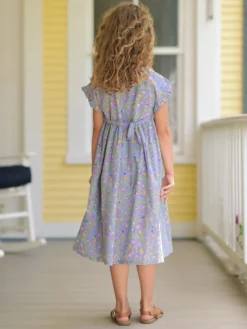 Fairday Kids Dress - Periwinkle