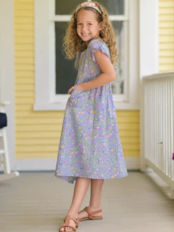 Fairday Kids Dress - Periwinkle