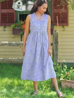 Fairday Porch Dress - Periwinkle