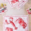 Feeling Crabby Placemat Set of 4 - White Red
