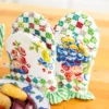 Fruit Basket Patchwork Mini Mitt Set of 2 - Multi