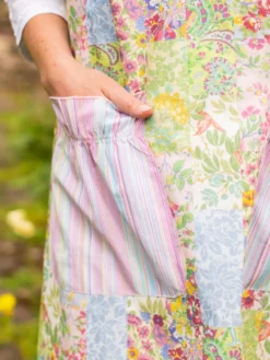 Garden Collage Apron - Pastel