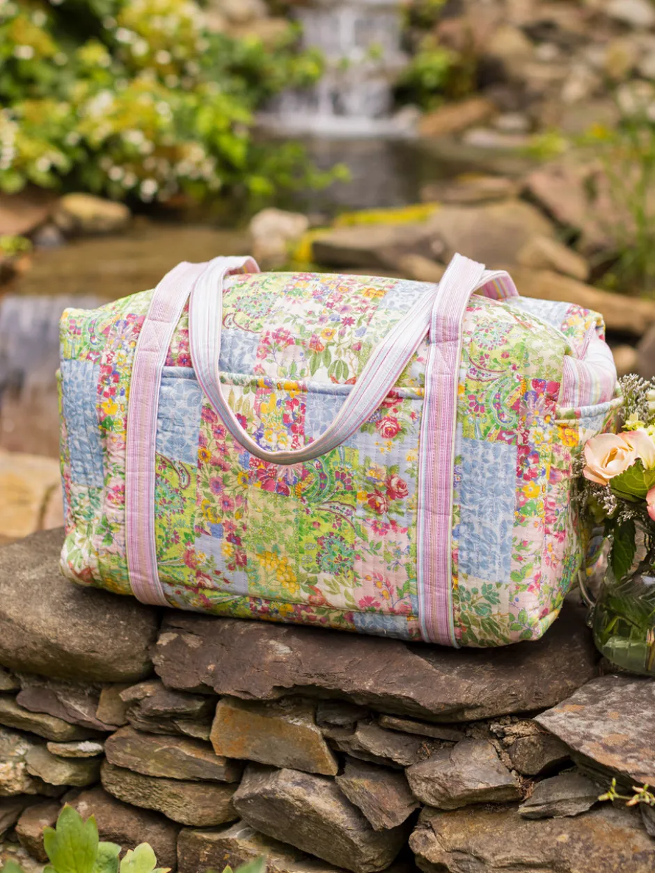 Garden Collage Duffle Bag - Pastel