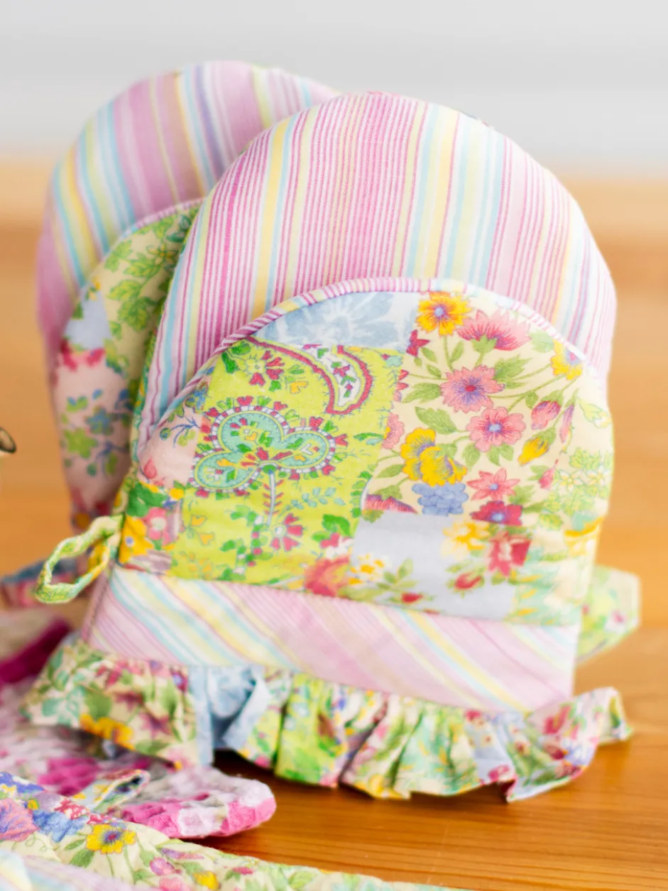 Garden Collage Mini Mitt Set of 2 - Pastel