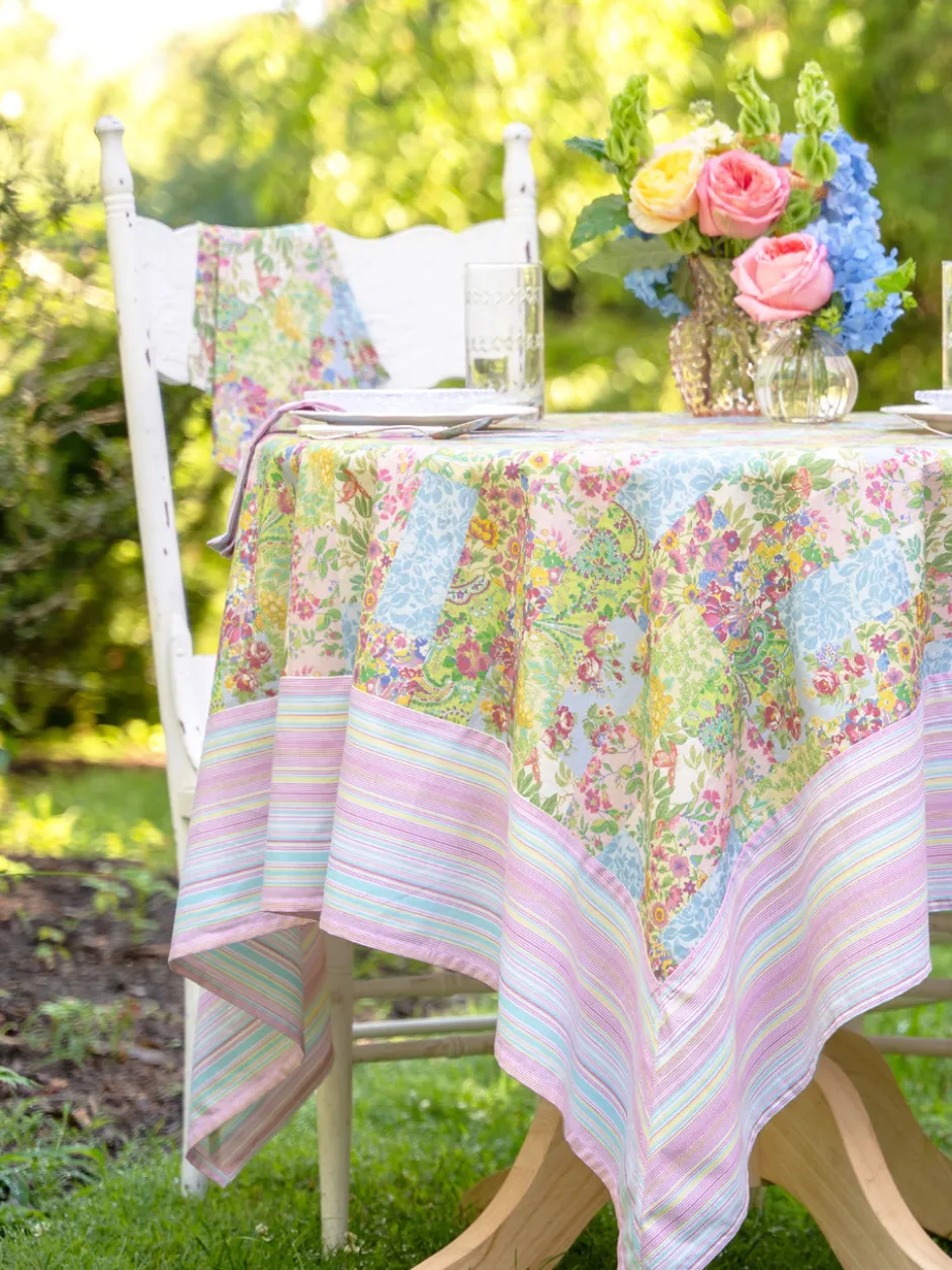 Garden Collage Tablecloth - Pastel