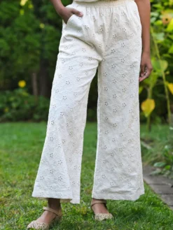 Garden Tour Pant - Ecru