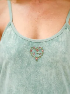 Genuine Jessie Slip - Aqua
