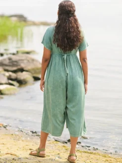 Genuinely Jess Jumpsuit - Sunwashed Green