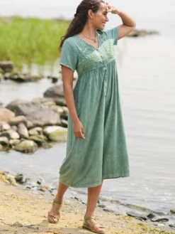Genuinely Jess Jumpsuit - Sunwashed Green