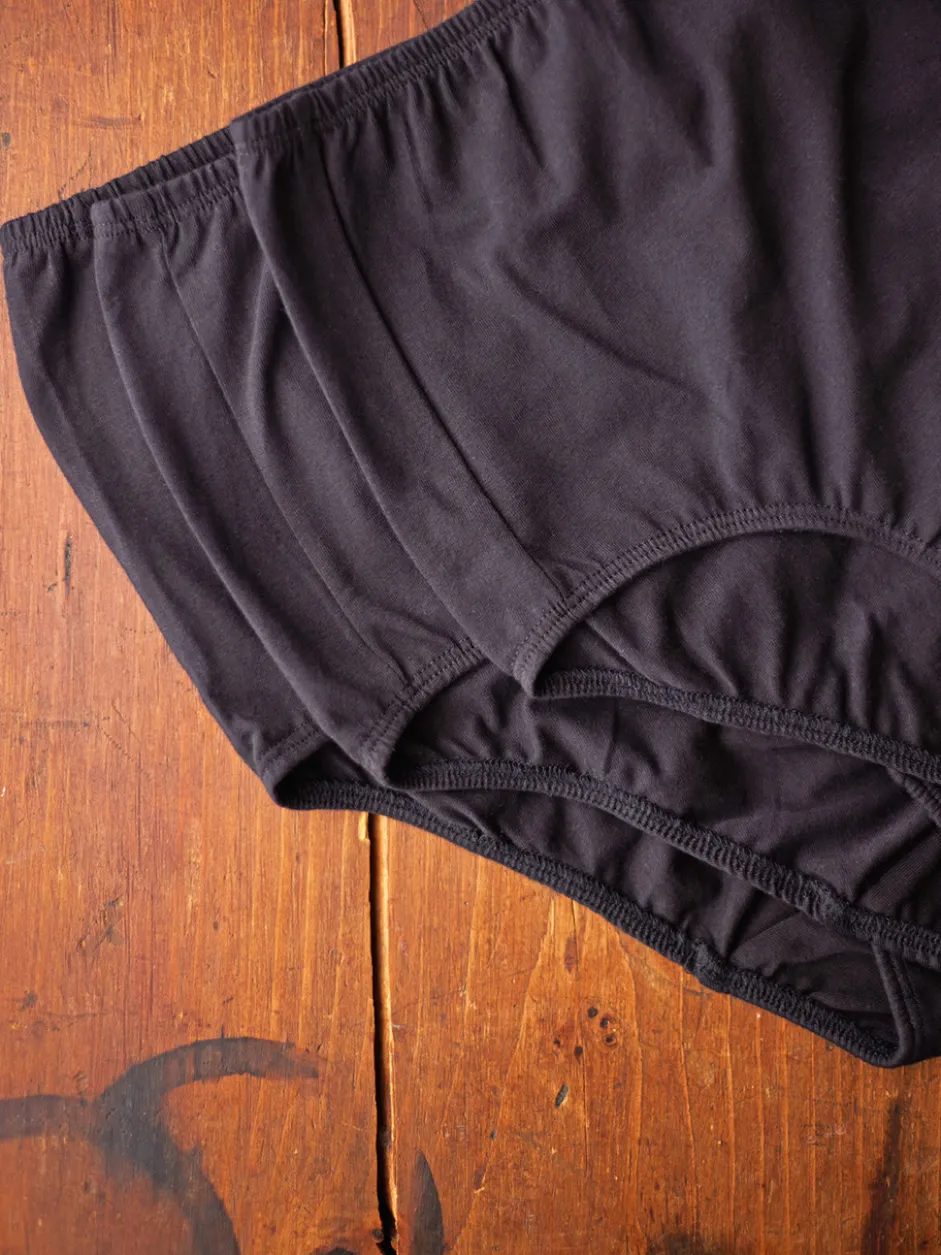 Granny Fit Underwear Set of 3 - Black