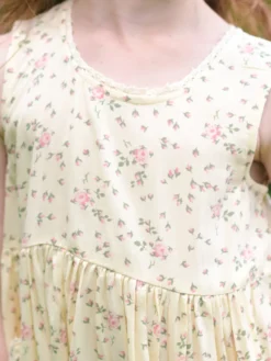 Hailey Kids Dress - Cream
