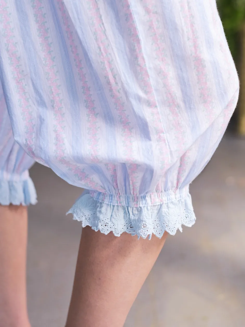 Hampton Stripe Camaloon - White Blue