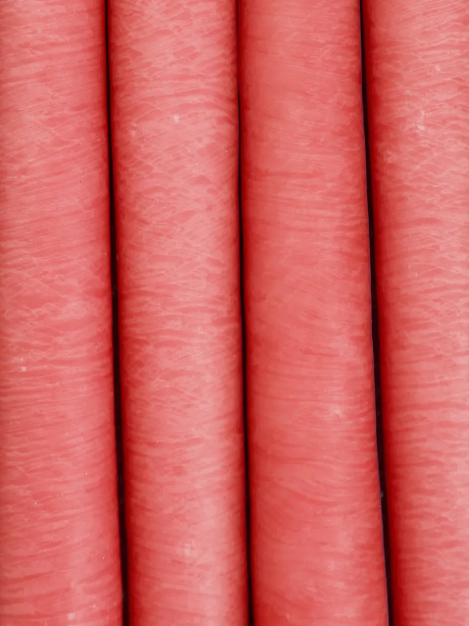 Hand Dipped Candles Set of 4 - Coral Pink