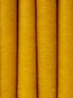 Hand Dipped Candles Set of 4 - Harvest Gold