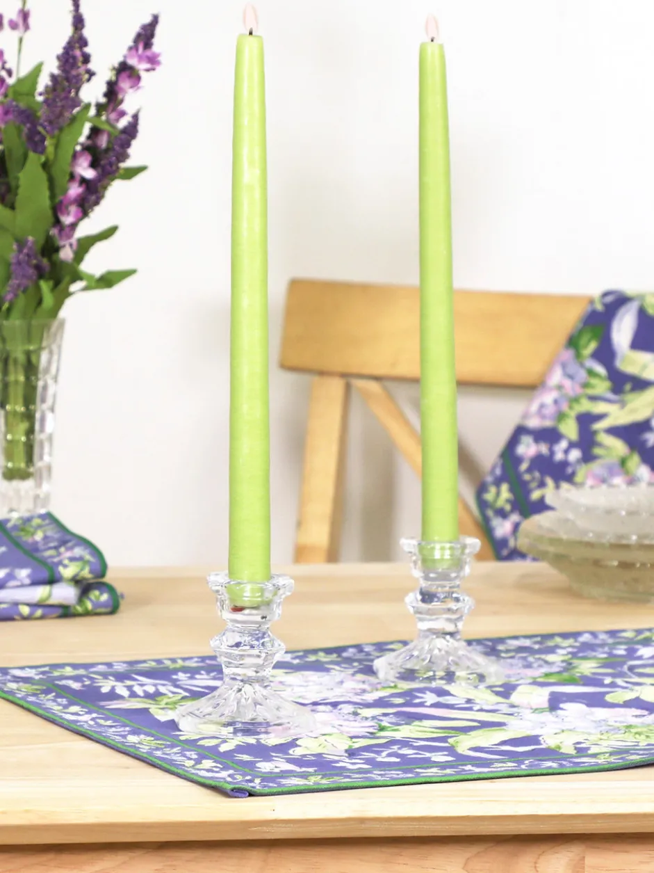 Hand Dipped Candles Set of 4 - LimeGreen
